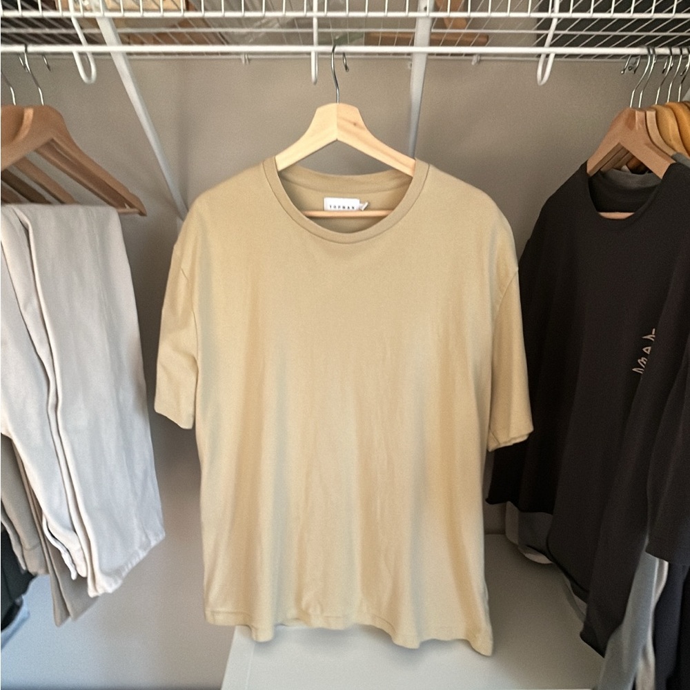 TOPMAN Basic T-shirt, size Large